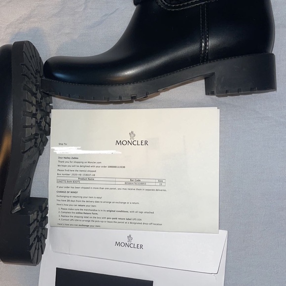 Moncler rain boots - Picture 3 of 6